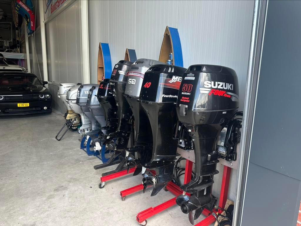 Diverse buitenboordmotor alles werkt naar behoren 2tot 20pk, Watersport en Boten, Buiten- en Binnenboordmotoren, Zo goed als nieuw