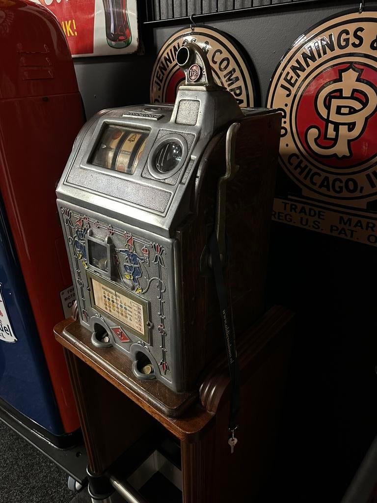 Prachtige eenarmige bandiet Jennings Dutchboy gokkast, Verzamelen, Automaten | Gokkasten en Fruitautomaten, Overige munten, Ophalen