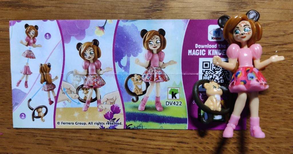Enchantimals: DV422, Ophalen of Verzenden, Zo goed als nieuw, Hardplasticfiguren