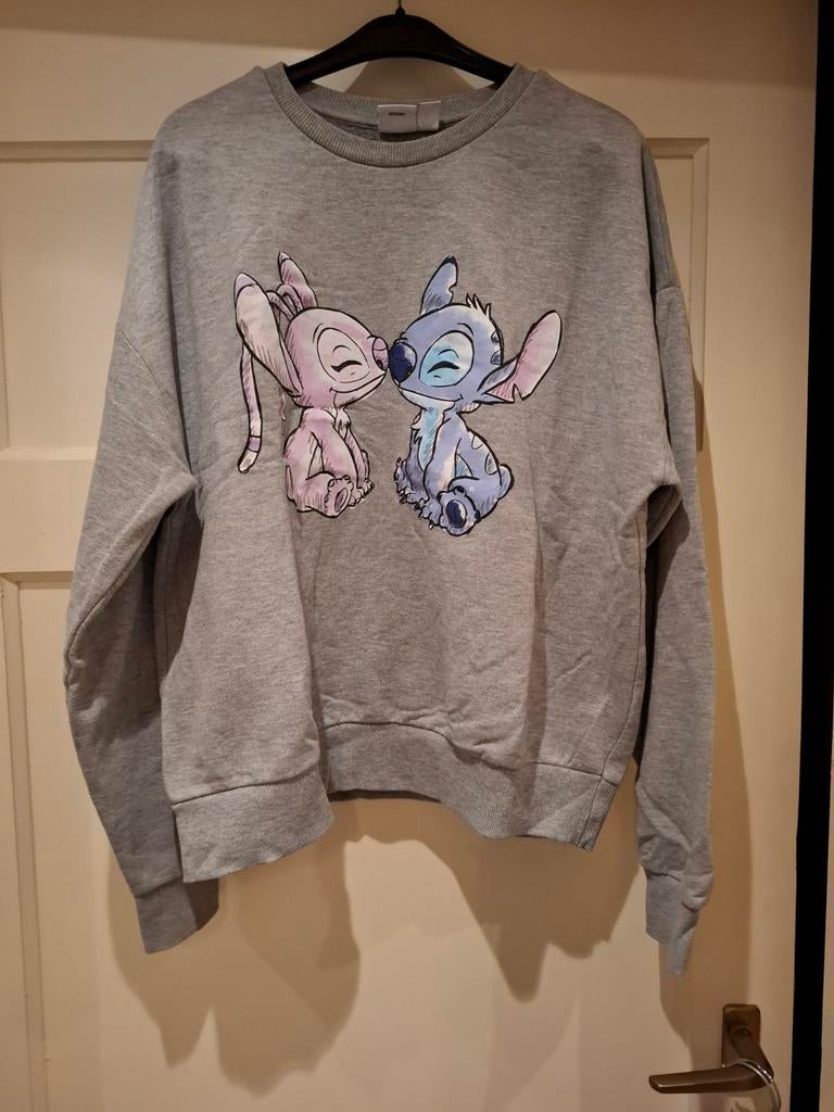 Grijze Disney Stitch Trui - Maat M, Maat 38/40 (M), Disney, Ophalen of Verzenden, Zo goed als nieuw
