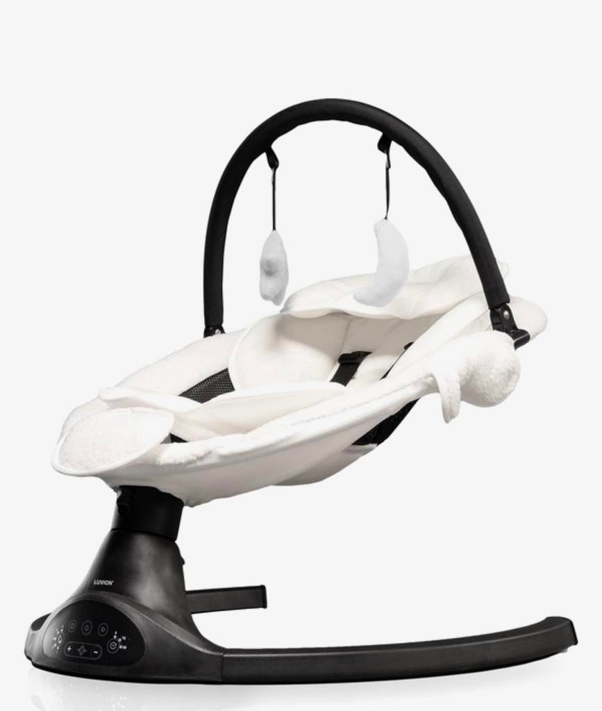 De Luvion Baby swing elektrische babyschommel, Ophalen, Zo goed als nieuw