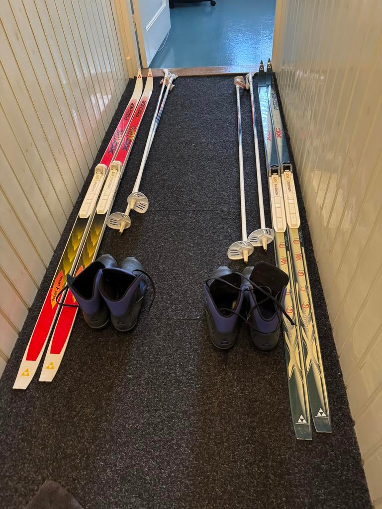 Langlauf ski’s compleet, Sport en Fitness, Skiën en Langlaufen, Ophalen, Zo goed als nieuw, Ski's, Fischer