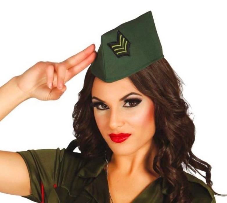Nieuw Militair Hoedje - Perfect voor Carnaval!, Ophalen of Verzenden, Nieuw, Carnaval, Accessoires