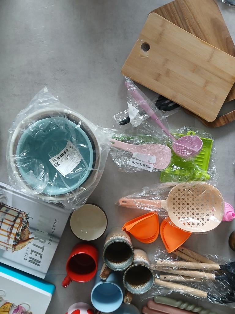 Keuken Uitzet - Kaarsen, Mokken, Standaard & Meer!, Ophalen, Gebruikt