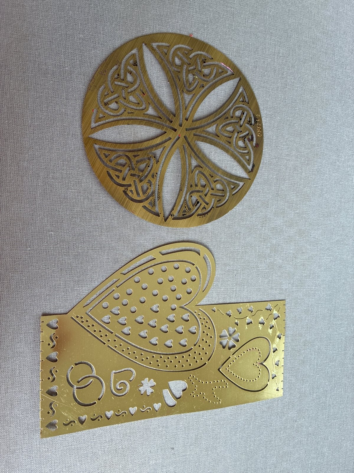 Embossing mallen (2stuks samen), Ophalen of Verzenden