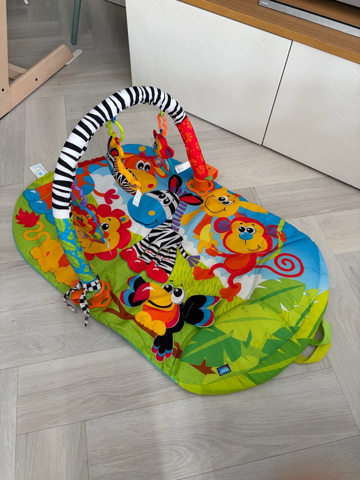 Playgro Speelkleed met Babygym - Jungle Thema, Ophalen, Gebruikt, Speelkleed
