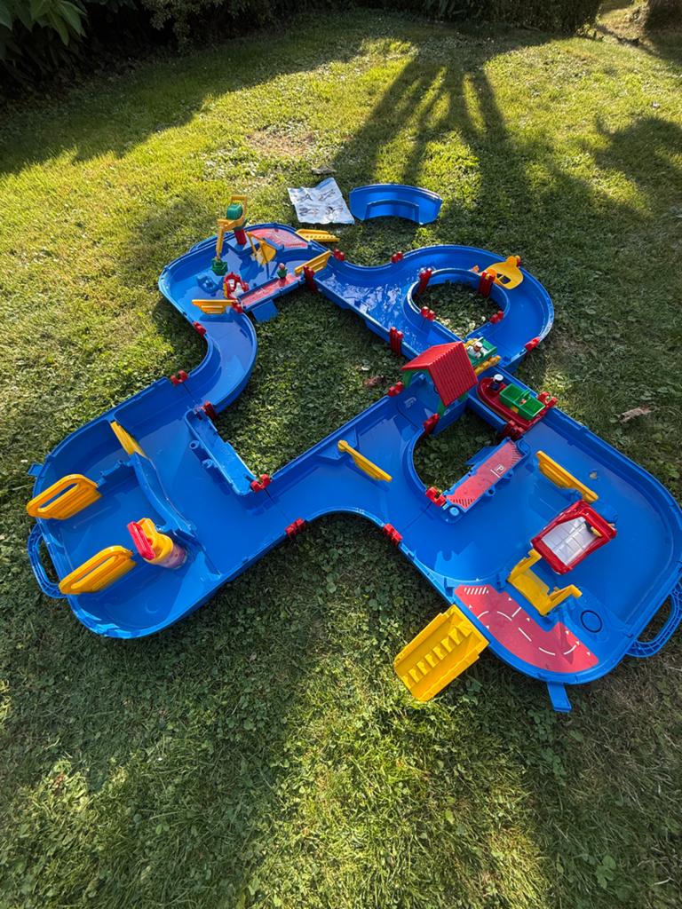 Waterbaan speelset Aquaplay met extra veel uitbreidingen!, Ophalen of Verzenden, Gebruikt