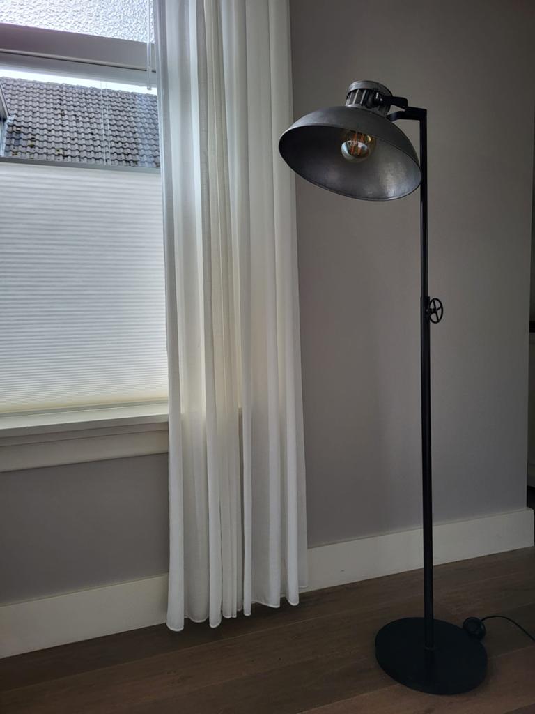 Schemerlamp vloerlamp staand industrieel, Ophalen of Verzenden, Zo goed als nieuw, 150 tot 200 cm
