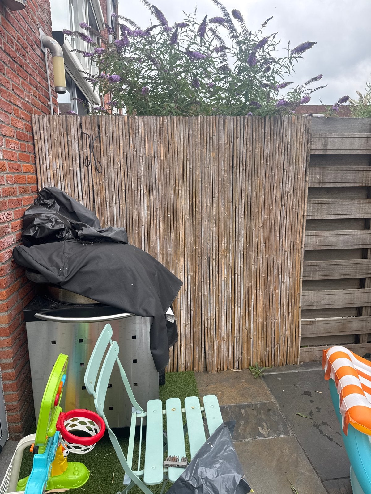 GRATIS Natuurlijke bamboe schutting voor tuin of balkon, Tuin en Terras, Schuttingen, Ophalen, Overige materialen, Minder dan 3 meter