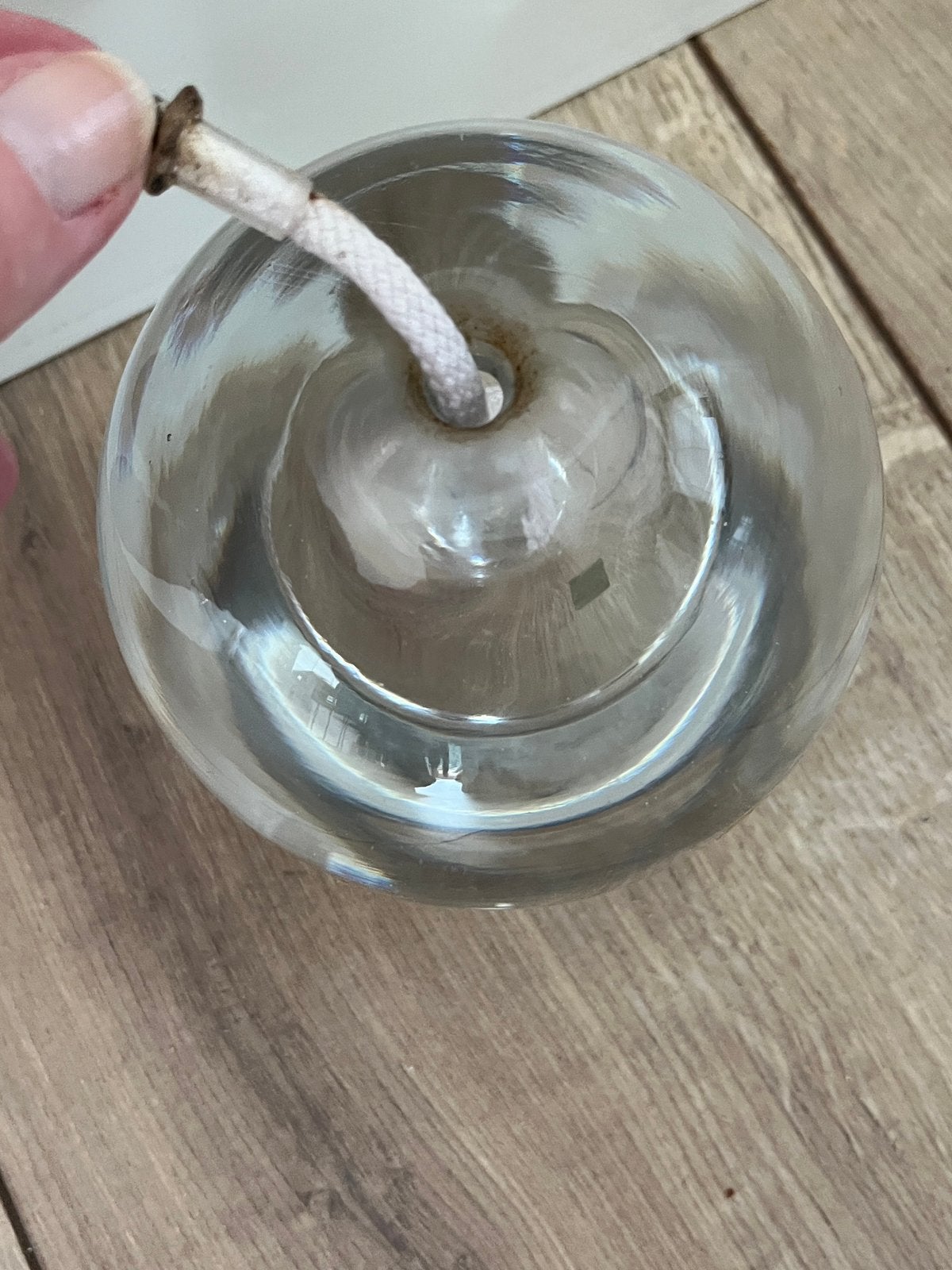 La Vida Olielampje kristal bal kristallen bal, Ophalen of Verzenden