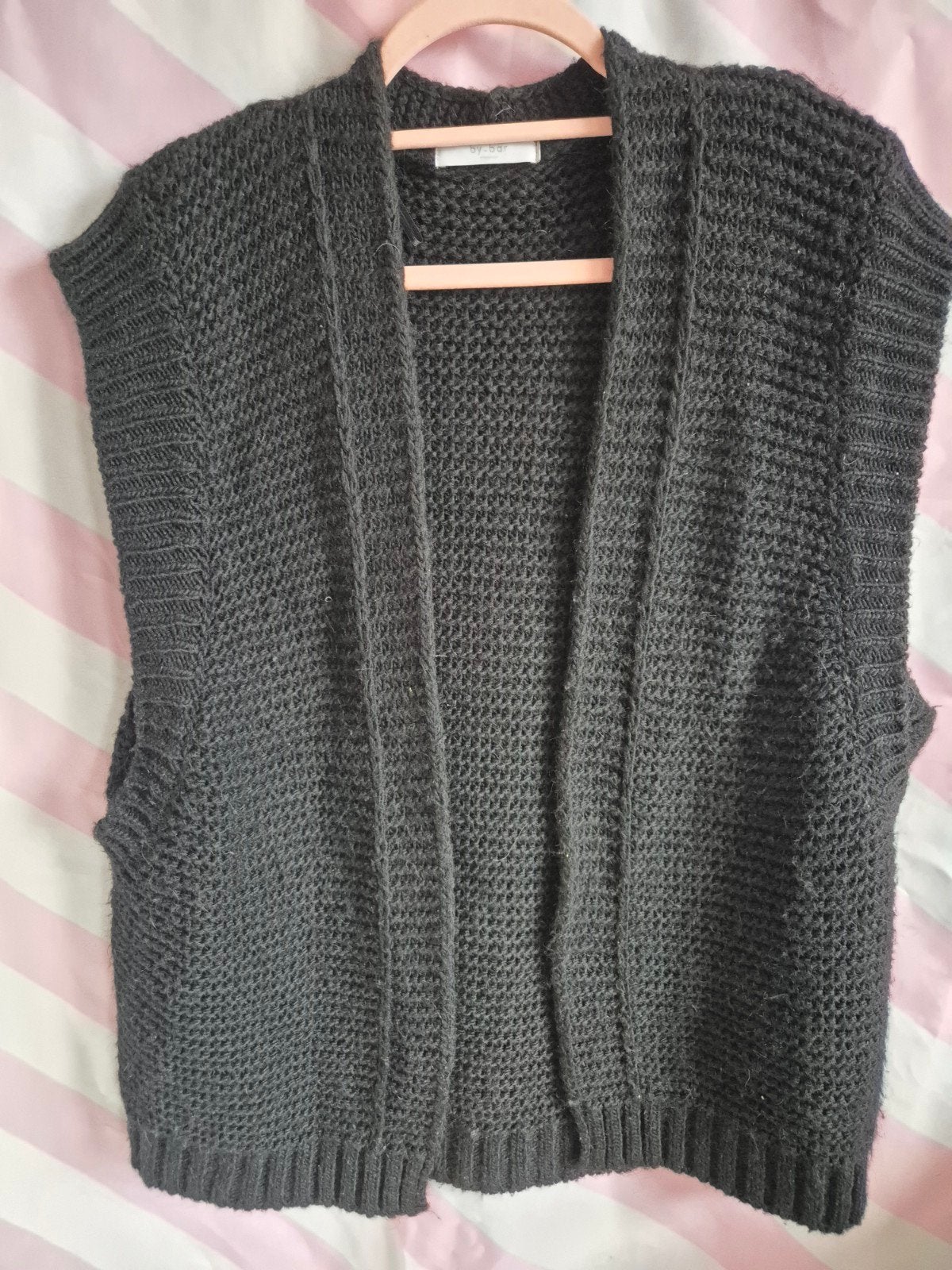 BY-BAR Zwart Gebreid Vest XL - Alpaca Wol Mix, BY-BAR, Zwart, Maat 46/48 (XL) of groter, Ophalen of Verzenden