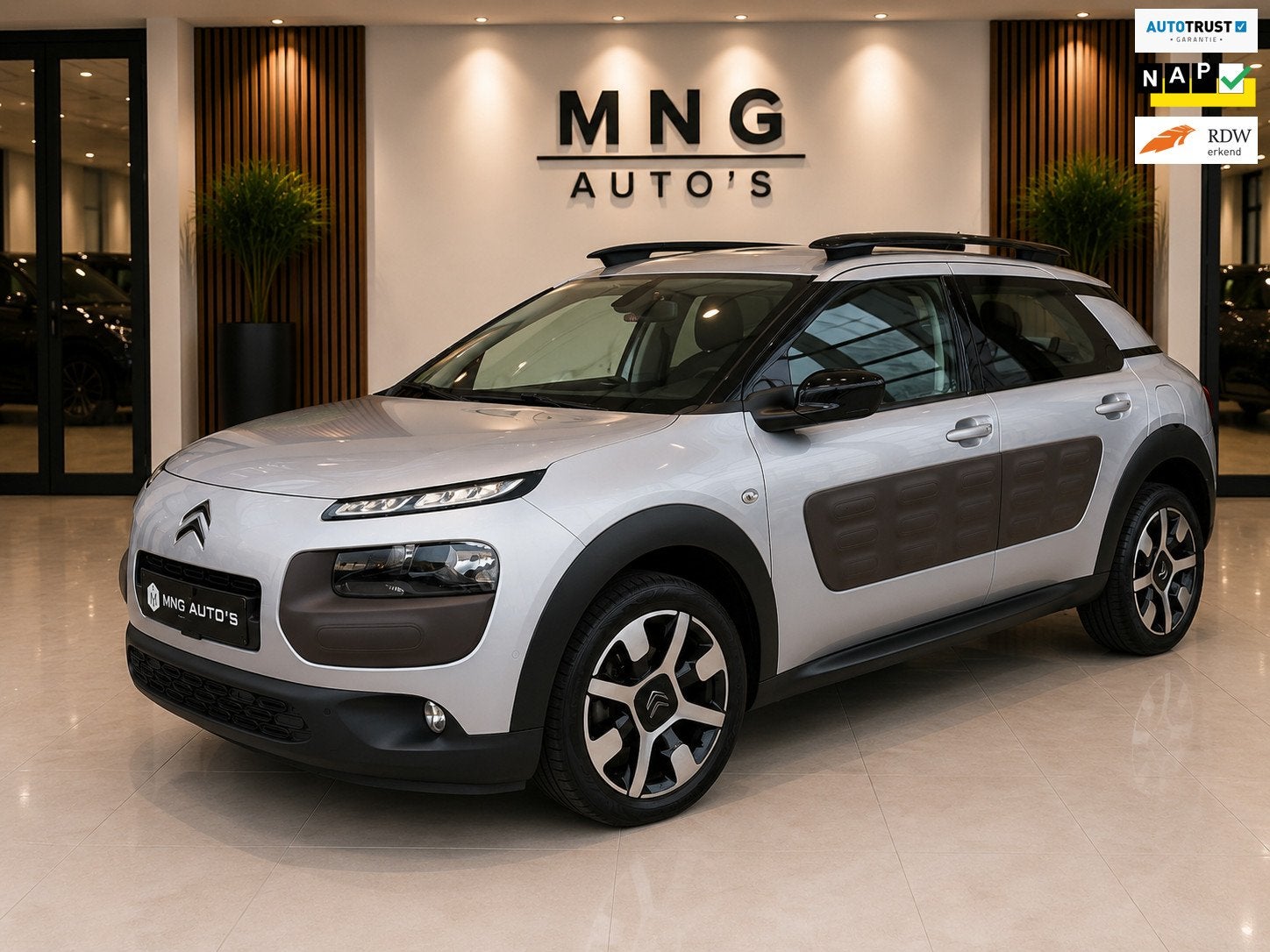Citroen C4 Cactus 1.2|PANO|Camera|St.Verwarming|Parkassist|V, Auto's, Euro 6, 1199 cc, 995 kg, Leder en Stof