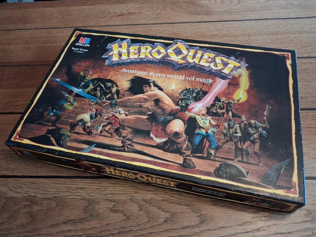 Heroquest spel vintage mb bordspel, Hobby en Vrije tijd, Ophalen of Verzenden