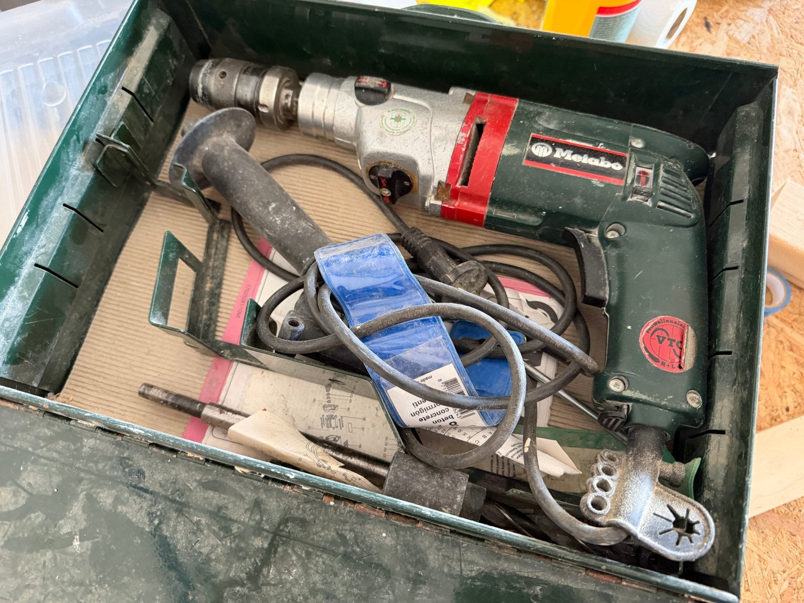 Metabo SBE 1000/2 Klopboormachine - Krachtig en Betrouwbaar, Boormachine, Ophalen of Verzenden, Klopboormechanisme, Gebruikt