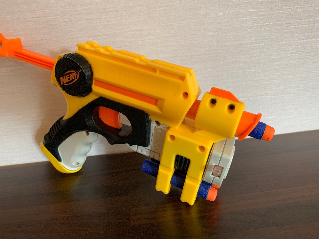 Nerf pistolen, Ophalen of Verzenden, Zo goed als nieuw