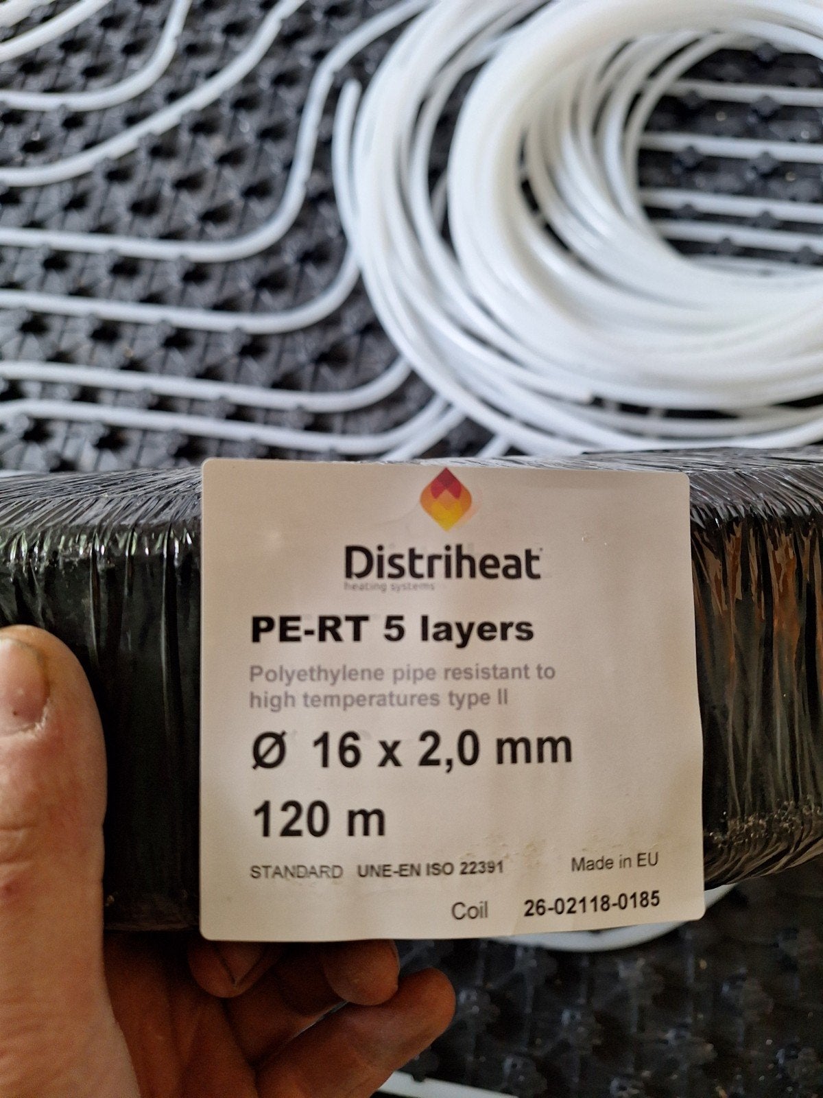 Vloerverwarmingsbuizen 16x2.0mm + noppenplaten, Minder dan 30 cm, Overige typen, Nieuw, Minder dan 60 cm