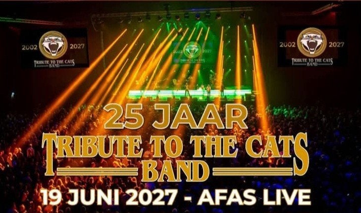 Tribute To The Cats Band 25 Jaar Jubileum Concert, Tickets en Kaartjes, Twee personen, Juni