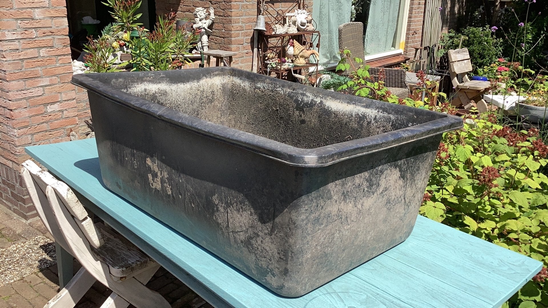 Vijver bak van ubbink 70 -110 -40 diep, Tuin en Terras, Vijvers, Ophalen, Gebruikt