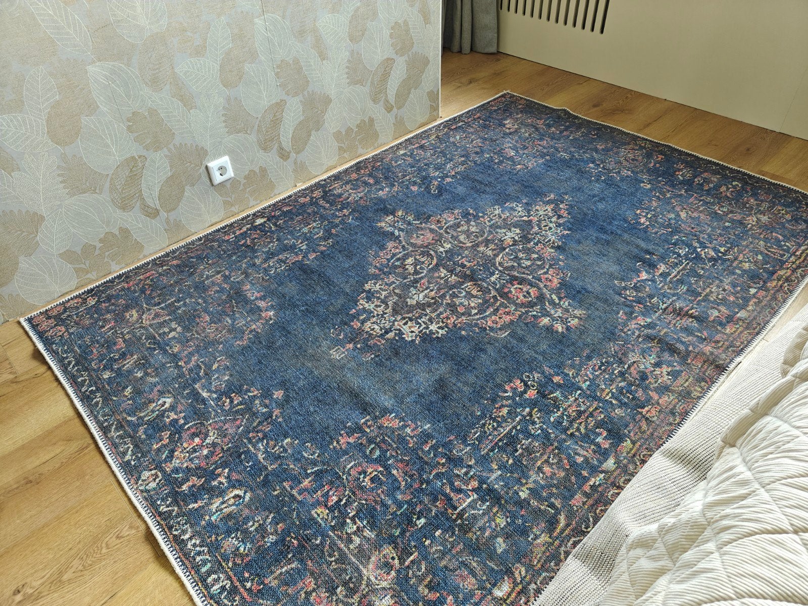 Groot kleed van Rozenkelim,  230x160cm., Ophalen, 150 tot 200 cm, 200 cm of meer, Zo goed als nieuw