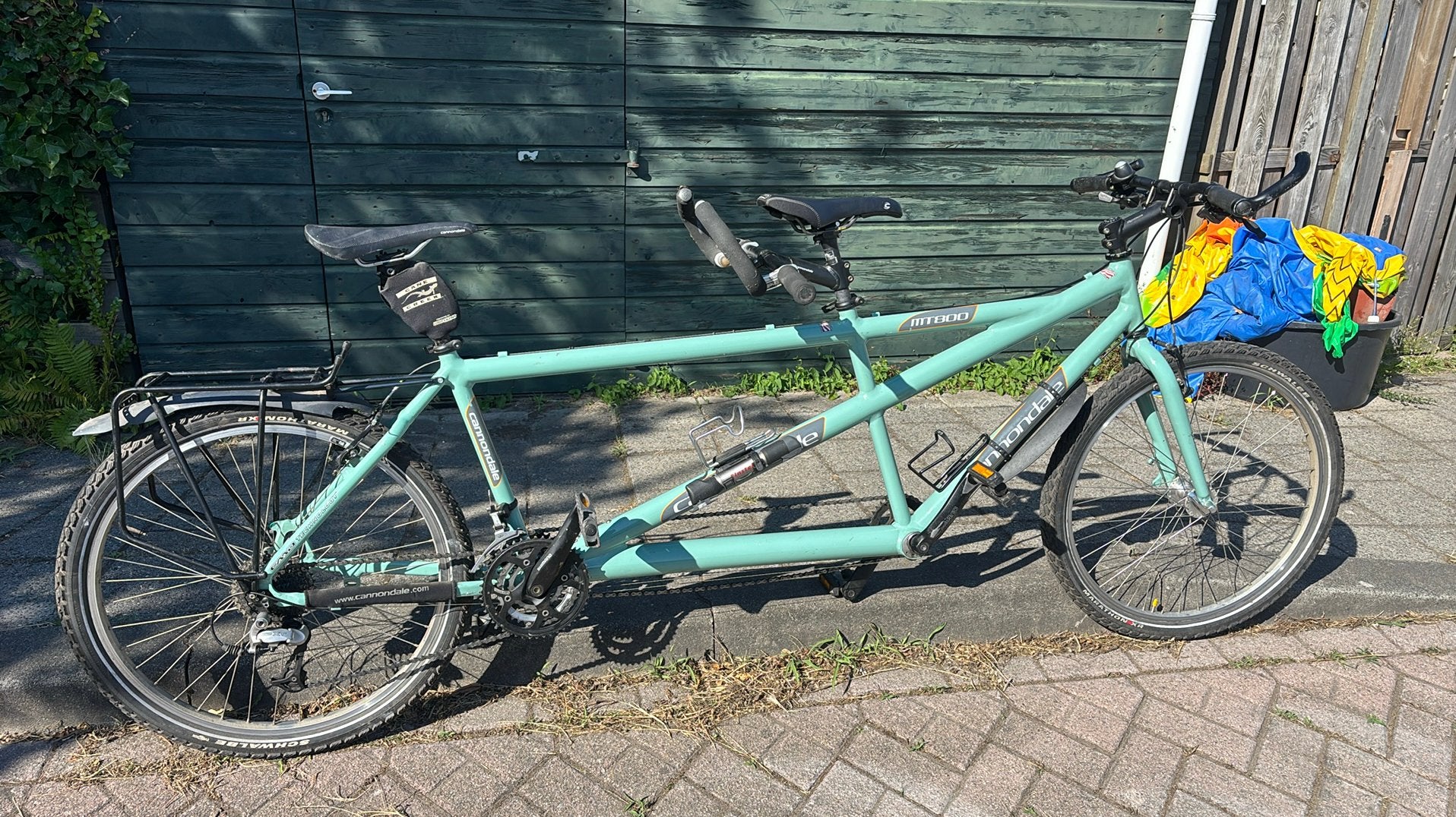 Cannondale MT 800 mountainbike tandem, Fietsen en Brommers, Fietsen | Mountainbikes en ATB, Gebruikt, Velgrem, 45 tot 49 cm, Geen vering
