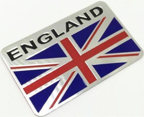 Union Jack England vlag Aluminium plaatje #1, Ophalen of Verzenden