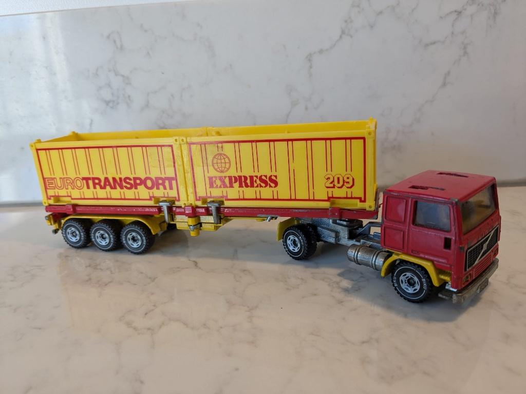 Vintage Siku 3112 – Volvo F12 "Eurotransport" (schaal 1:55), Ophalen of Verzenden