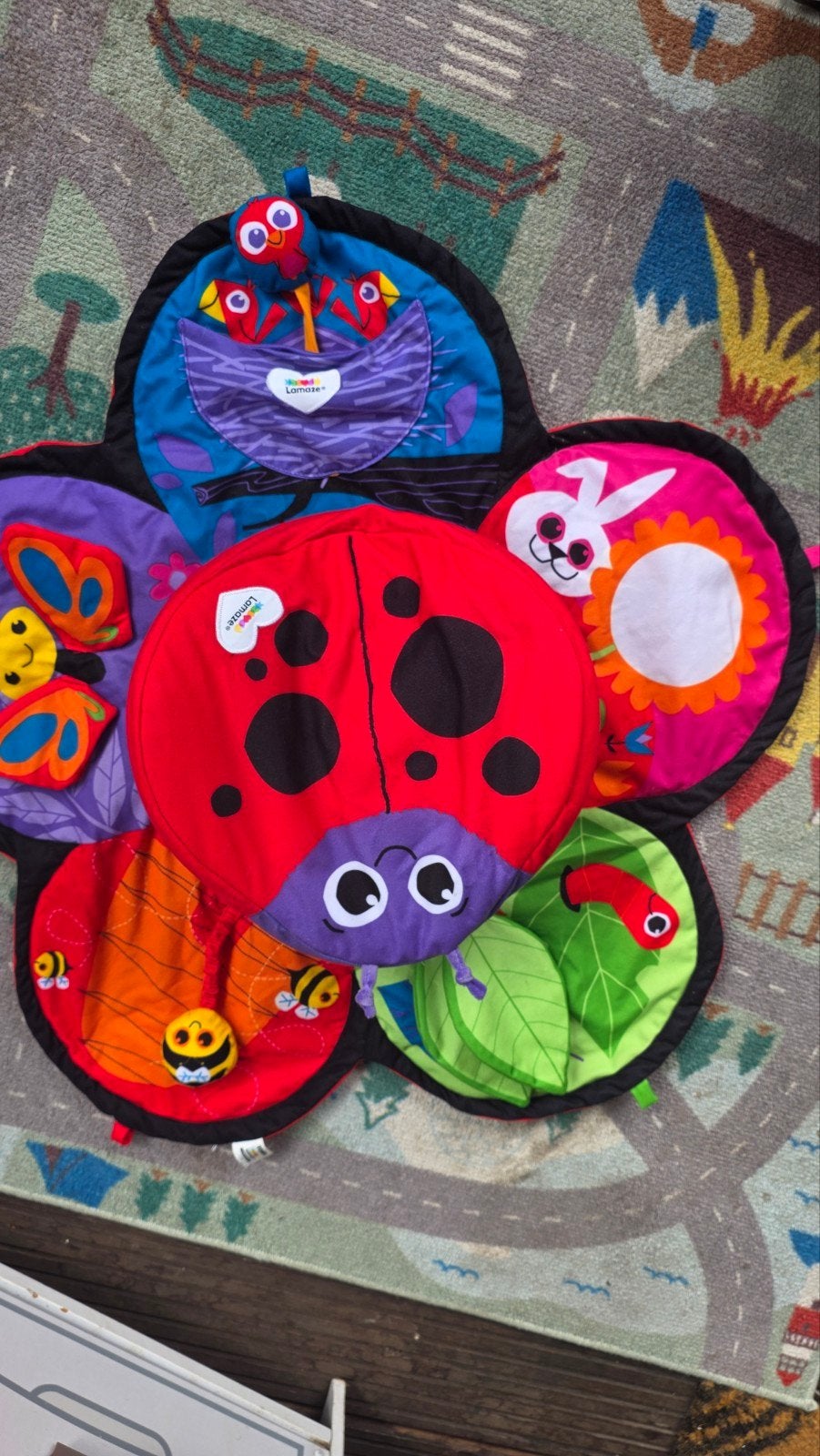 Lamaze Spin & Explore Gym - Babygym, Kinderen en Baby's, Speelgoed | Babyspeelgoed, Ophalen, Zo goed als nieuw, Babygym