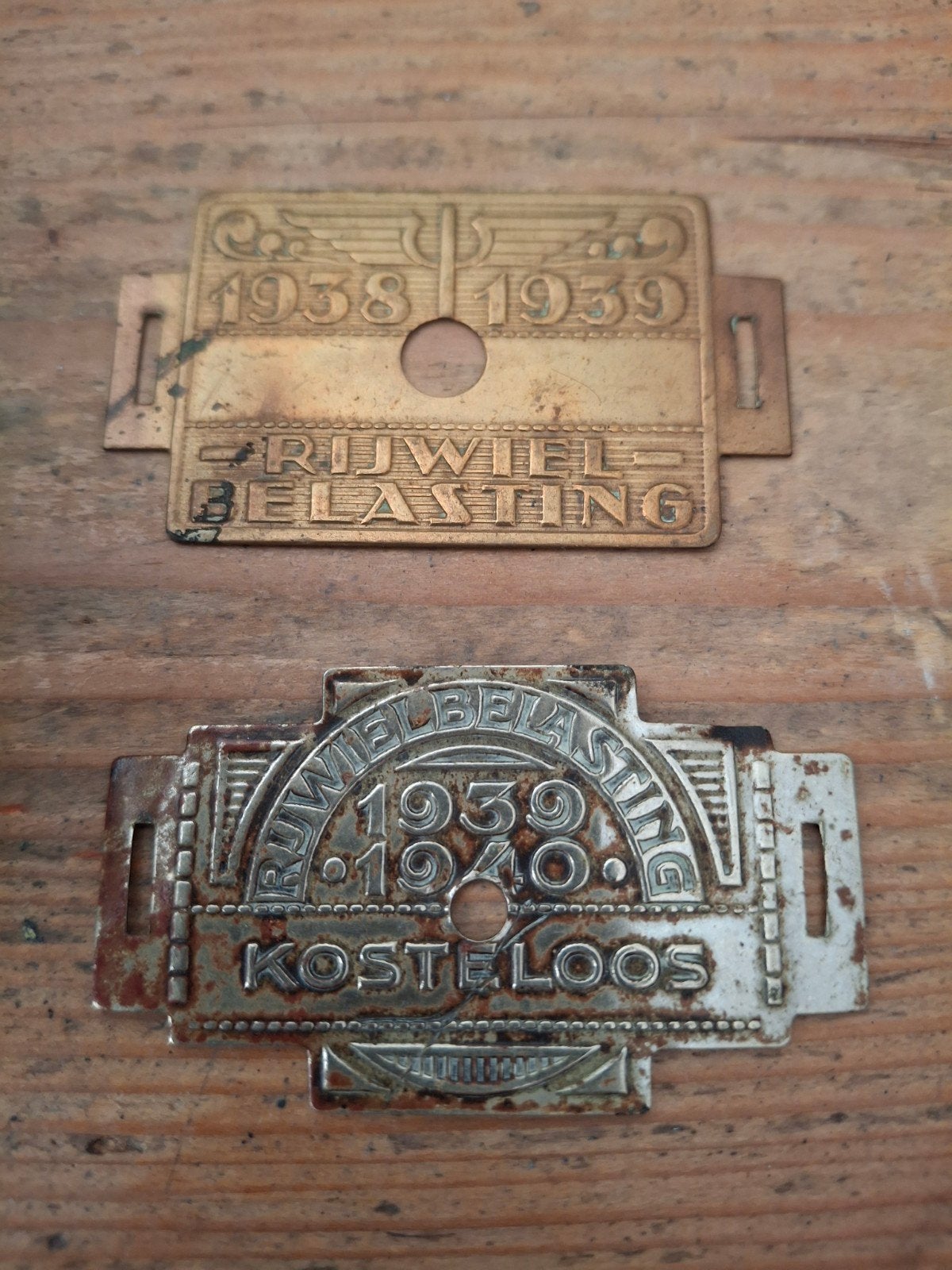 rijwielbelasting plaatjes, Antiek en Kunst, Ophalen of Verzenden