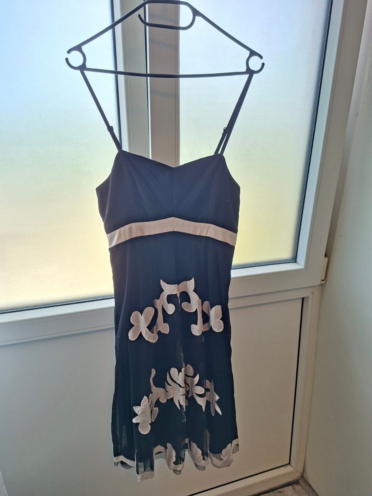 Steps Zwart Jurkje met Crèmekleurige Details, Kleding | Dames, Ophalen, Zwart, Zo goed als nieuw, Steps