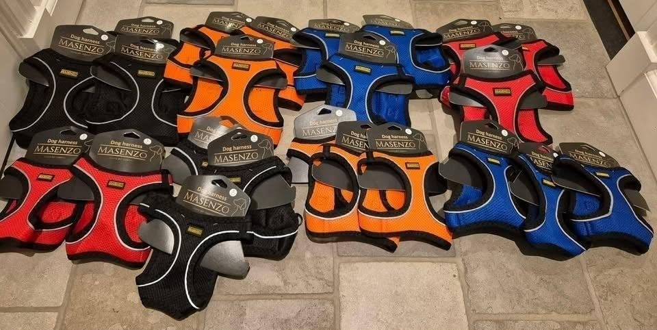 NIEUWE hondentuigjes tuigjes hond 24st y-tuigjes partij S/M, Ophalen of Verzenden, Nieuw, Hondentuig