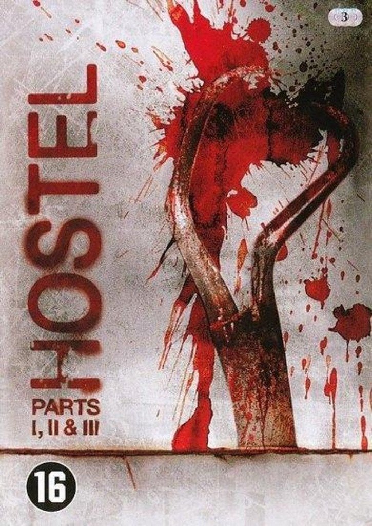 Hostel Parts 1,2 & 3 - 3 dvd's box, Cd's en Dvd's, Dvd's | Horror, Vanaf 16 jaar, Verzenden, Zo goed als nieuw, Gore