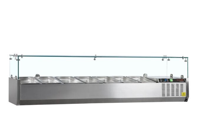 opzet koelvitrine tefcold 160cm nieuw!, Ophalen, Nieuw in verpakking, Koelen en Vriezen