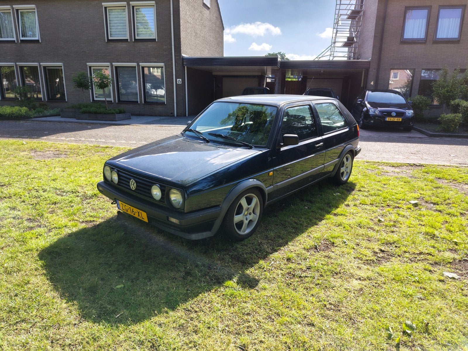 Volkswagen Golf 1.6 CL 51KW U9 1991 Blauw, Auto's, Voorwielaandrijving, 4 cilinders, 1200 kg, Handgeschakeld