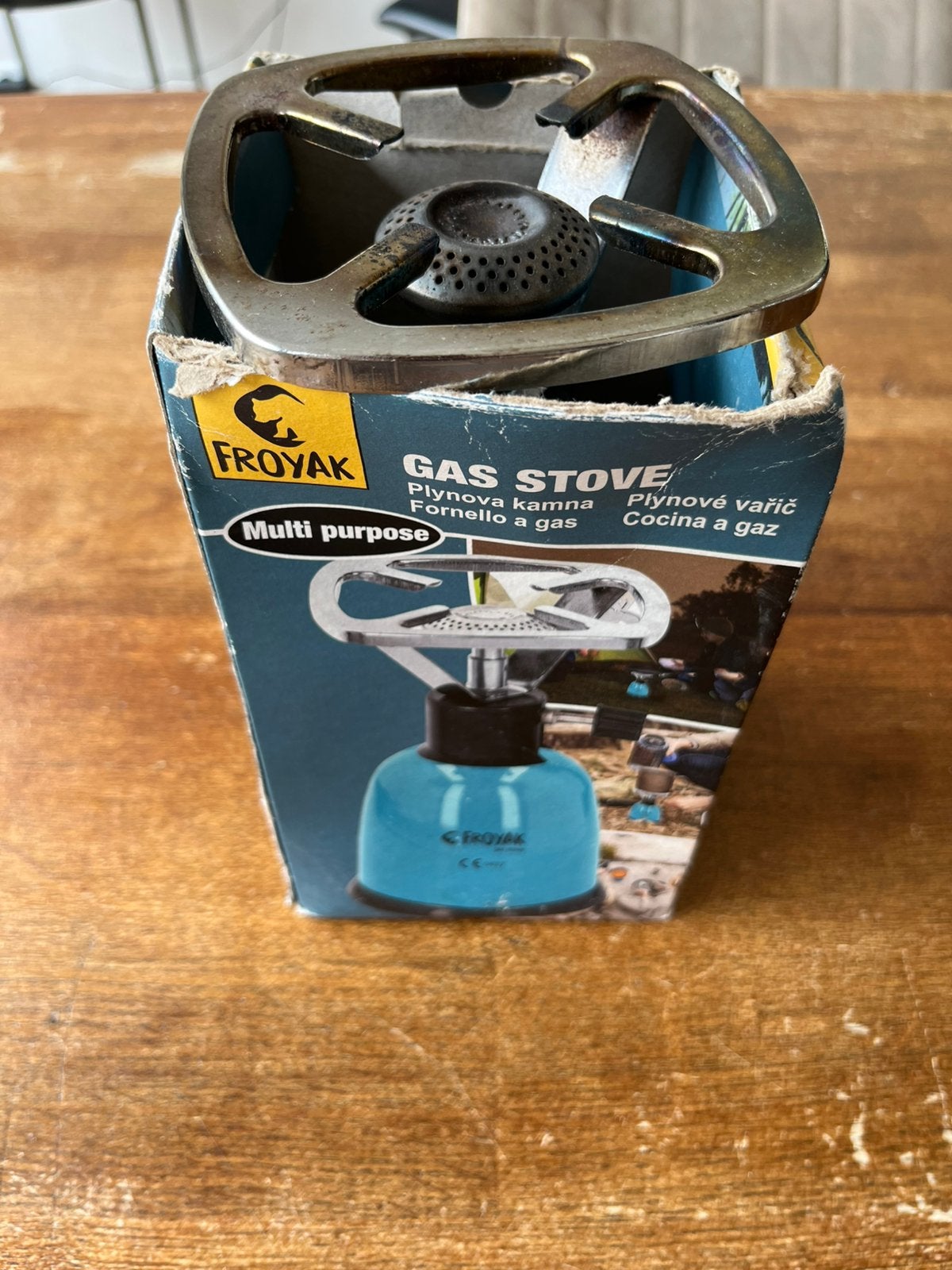 2x camping brander / gaskookstel, Caravans en Kamperen, Kampeeraccessoires, Ophalen of Verzenden, Gebruikt