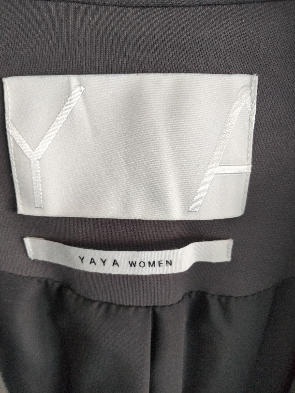 Yaya blazer nieuw grijs travel stof mt 34, Verzenden, Nieuw, Yaya, Jasje