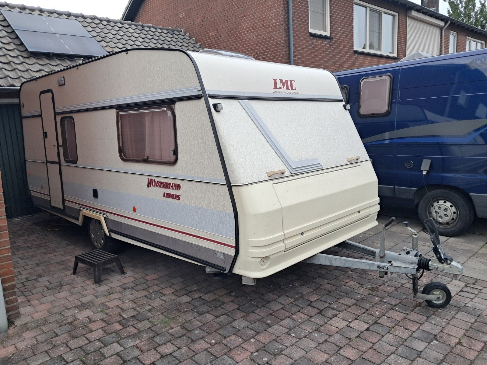 LMC Münsterland Luxus Caravan met stapelbed en fietsenrek, Caravans en Kamperen, Caravans, Dwarsbed, Particulier, 4 tot 5 meter