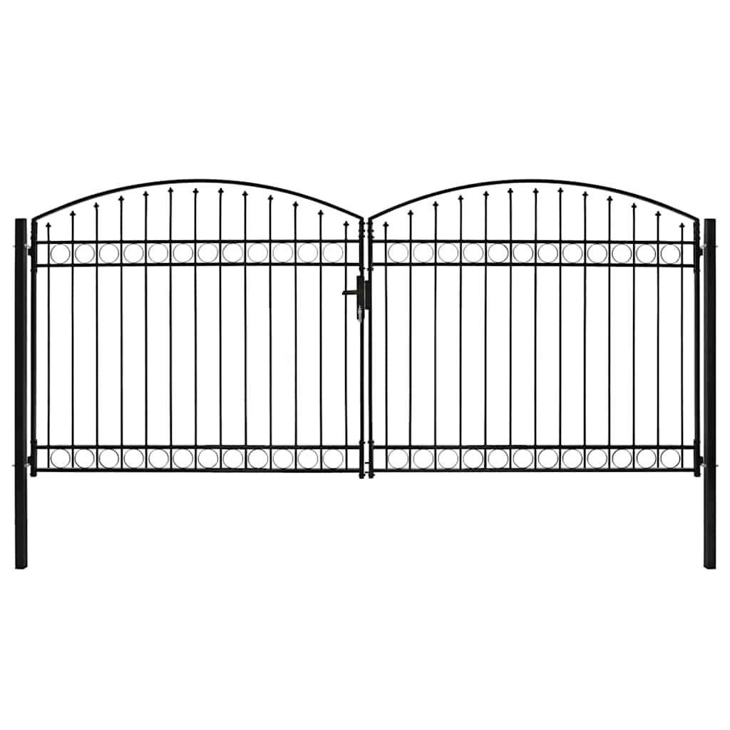 IJzeren tuinpoort poort draaihek 4 x 2 m GRATIS BEZORGD!, Verzenden, Nieuw, Nvt, Sierhekwerk