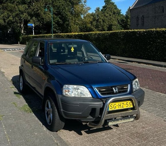 Honda CR-V 2.0 I SRS (both) ABS 4WD 1997 Blauw, Auto's, Honda, 1330 kg, Stof, 4 cilinders, Blauw