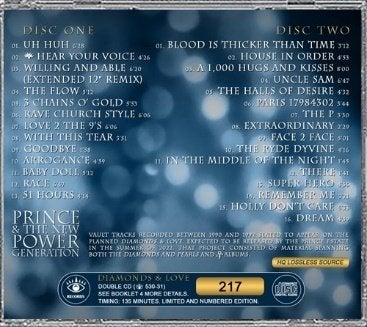 Prince-Diamonds + Love 2CD Limited Numbered Edition RARE!, Cd's en Dvd's, Verzenden, Nieuw in verpakking