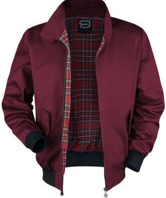 Harrington Bomberjack M, Kleding | Heren, Ophalen of Verzenden, Zo goed als nieuw, Maat 48/50 (M), Rood