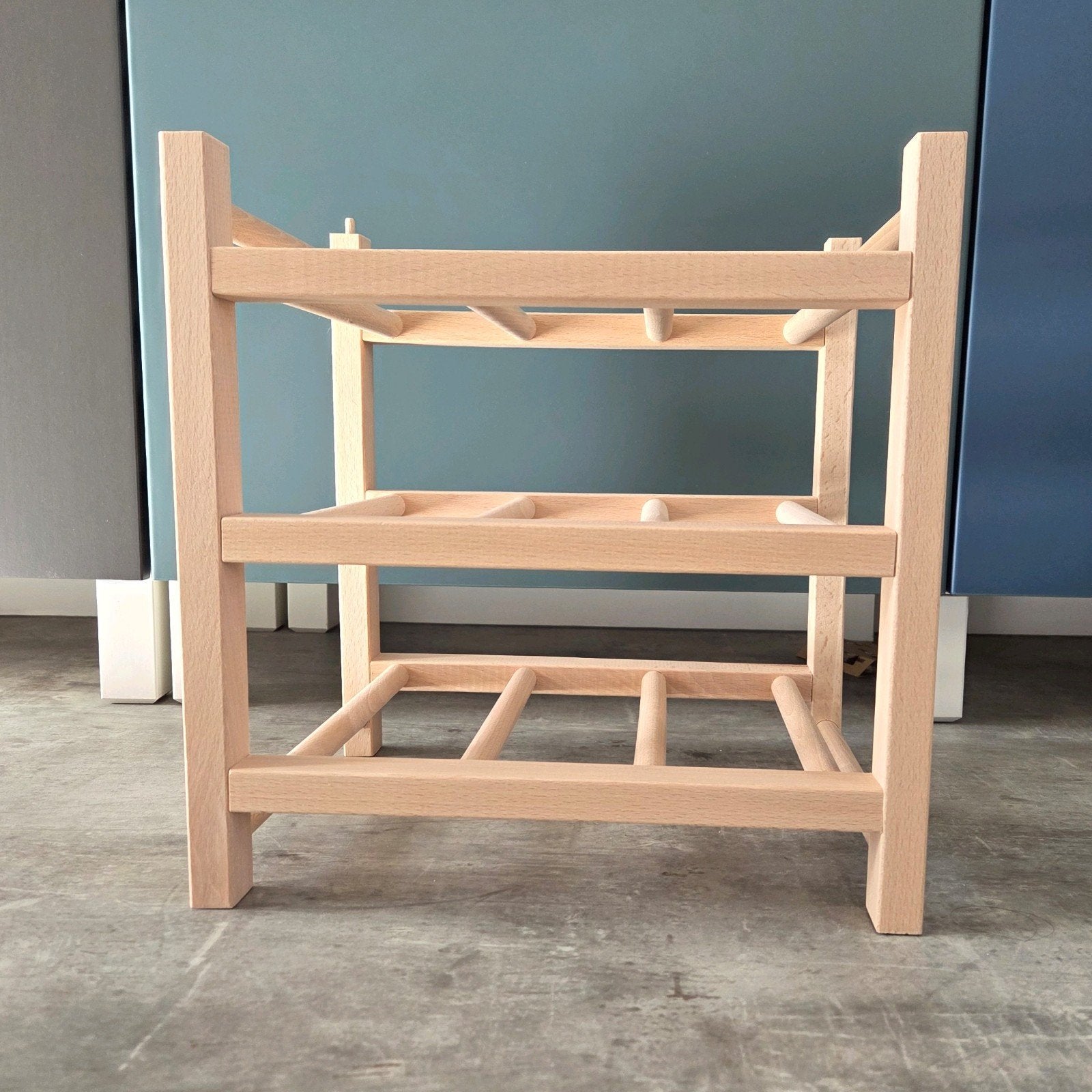 Ikea HUTTEN wijnrek massief hout, Huis en Inrichting, Woonaccessoires | Wijnrekken, 5 tot 15 flessen, Ophalen of Verzenden, Zo goed als nieuw