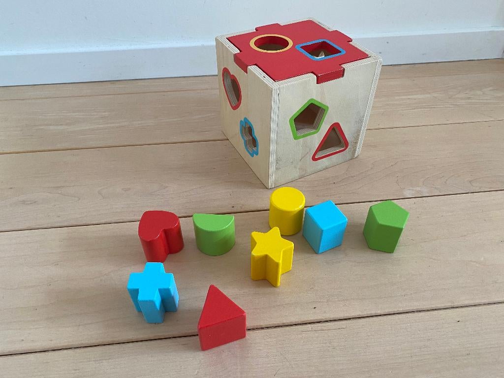 Houten vormenstoof, Kinderen en Baby's, Speelgoed | Houten speelgoed, Ophalen of Verzenden, Gebruikt