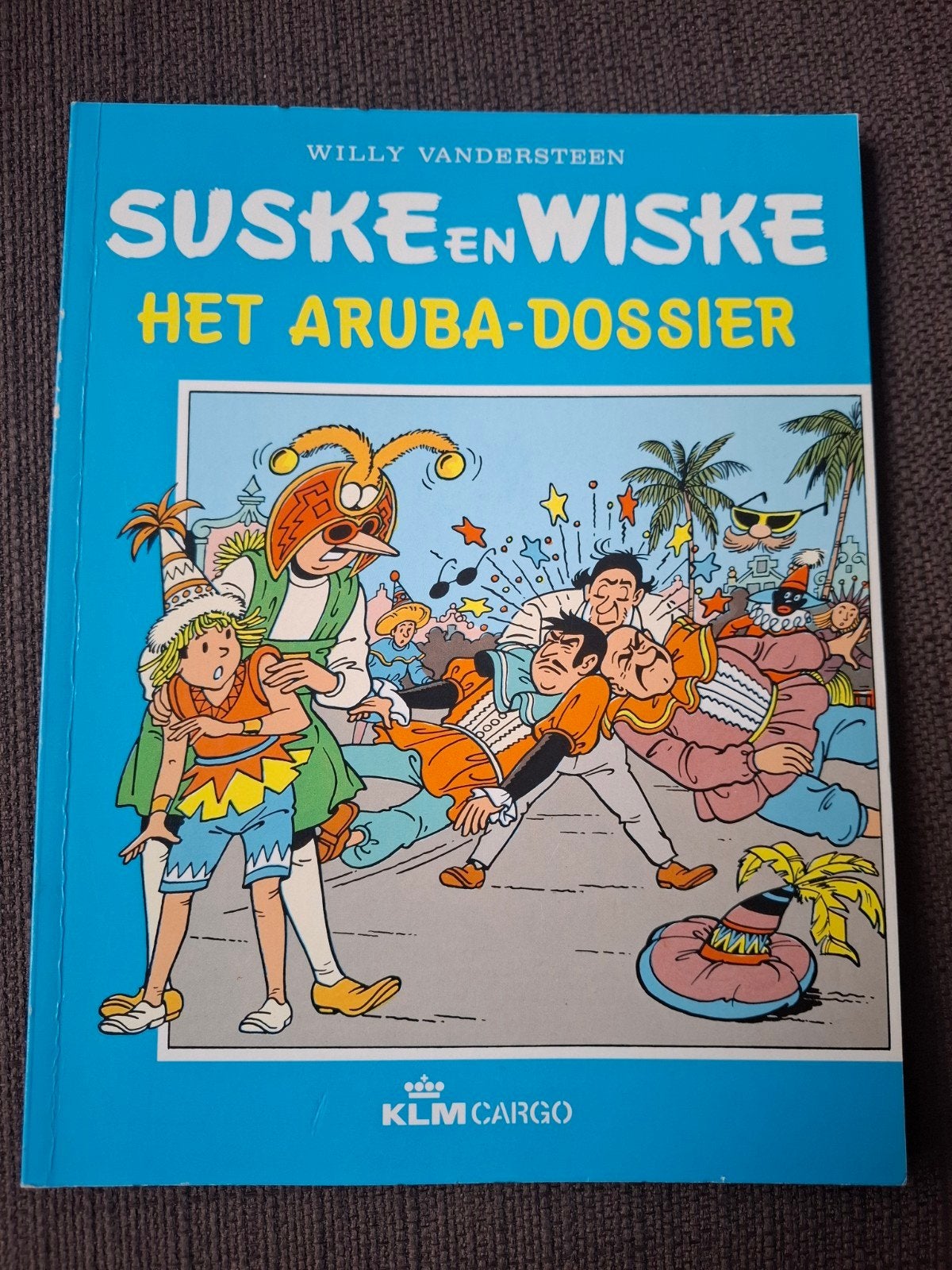 Suske en Wiske - Het Aruba-Dossier (KLM Cargo), Eén stripboek, Ophalen of Verzenden, Gelezen, Willy Vandersteen