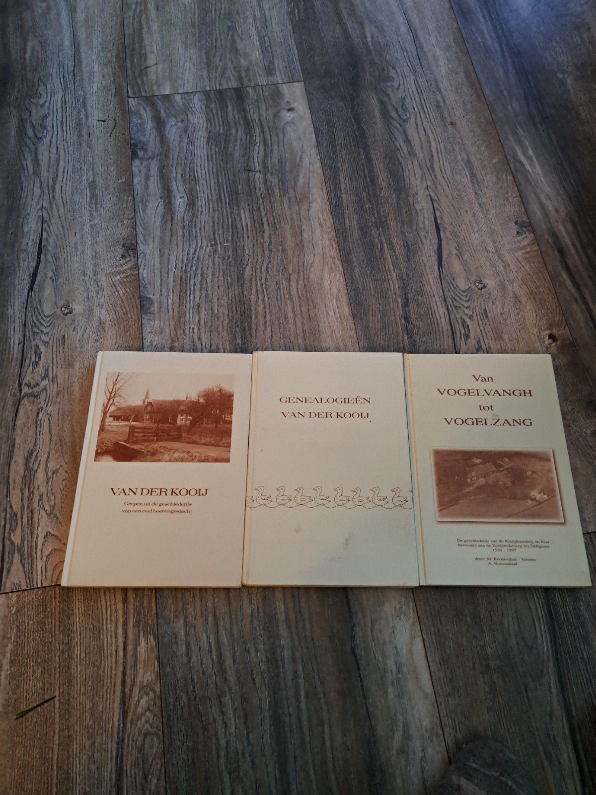 Genealogieën Van der Kooij & Van Vogelvangh tot Vogelzang, Ophalen of Verzenden, 20e eeuw of later, Zo goed als nieuw