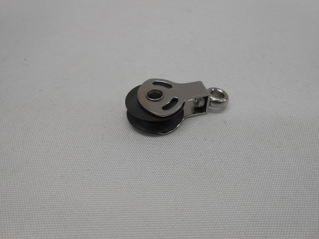 HL Micro Enkelschijfs Blokje, Katrol, voor Kabel of Dyneema, Ophalen of Verzenden, Gebruikt, Lijn of Blok