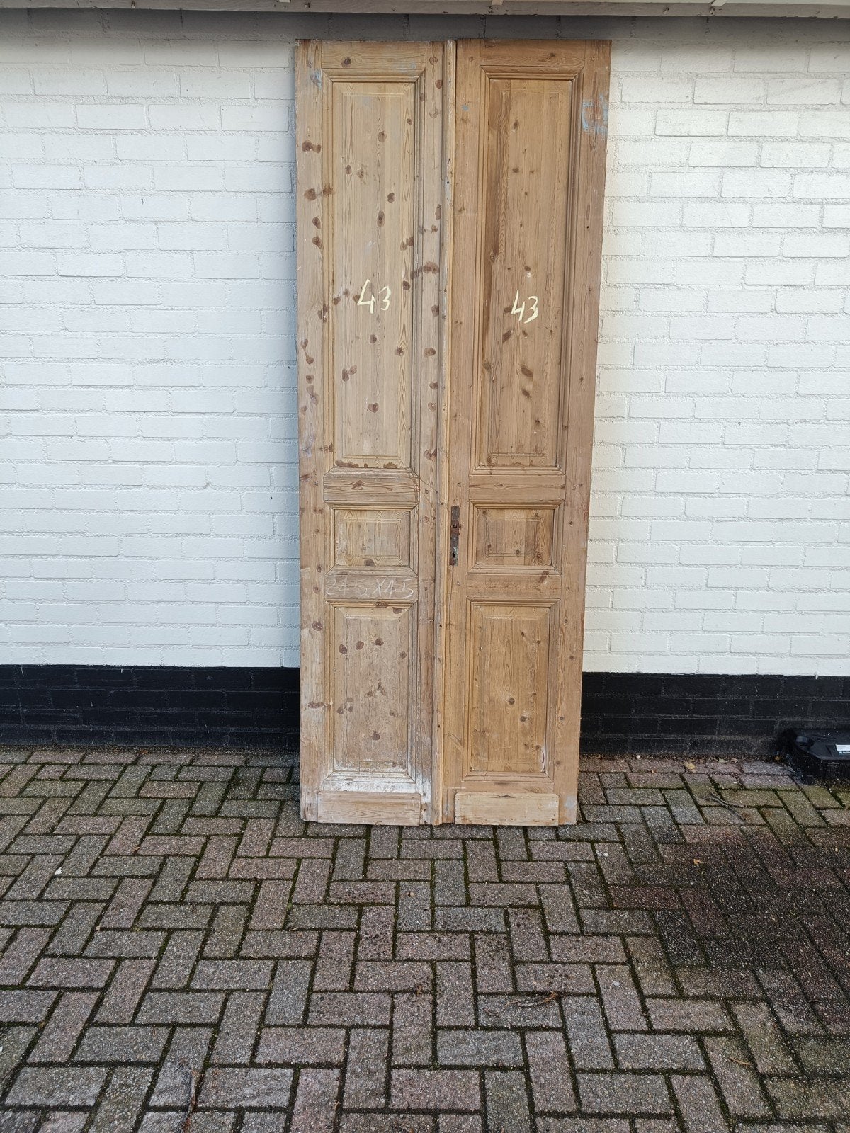 Paneeldeuren kastdeuren oude deuren set nr 43z, Ophalen, Gebruikt