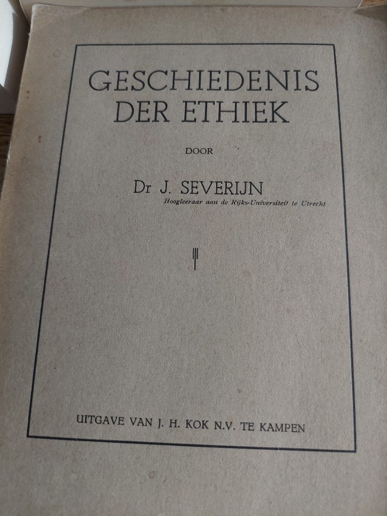 Ethiek, Ophalen of Verzenden, Gelezen, Algemeen