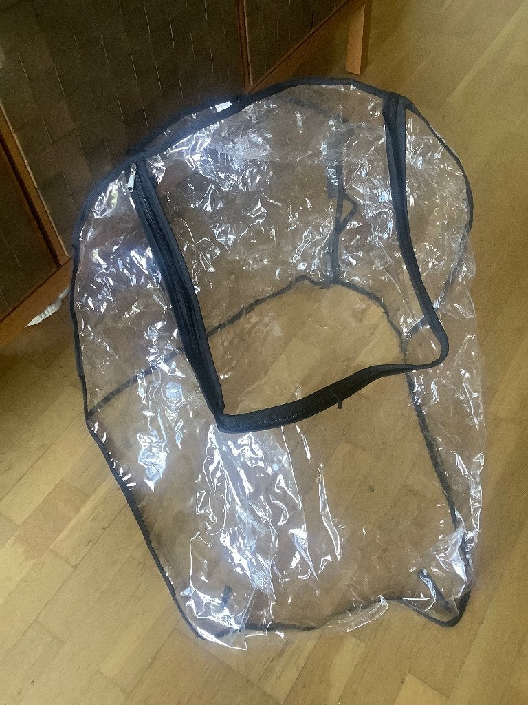 universele buggy regenhoes met rits, Ophalen, Zo goed als nieuw, Regenhoes