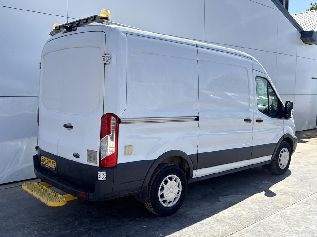Ford Transit 2.0 TDCI 130PK L2H2 Airco Cruise Control Parkee, Voorwielaandrijving, Startonderbreker, Zwart, 4 cilinders