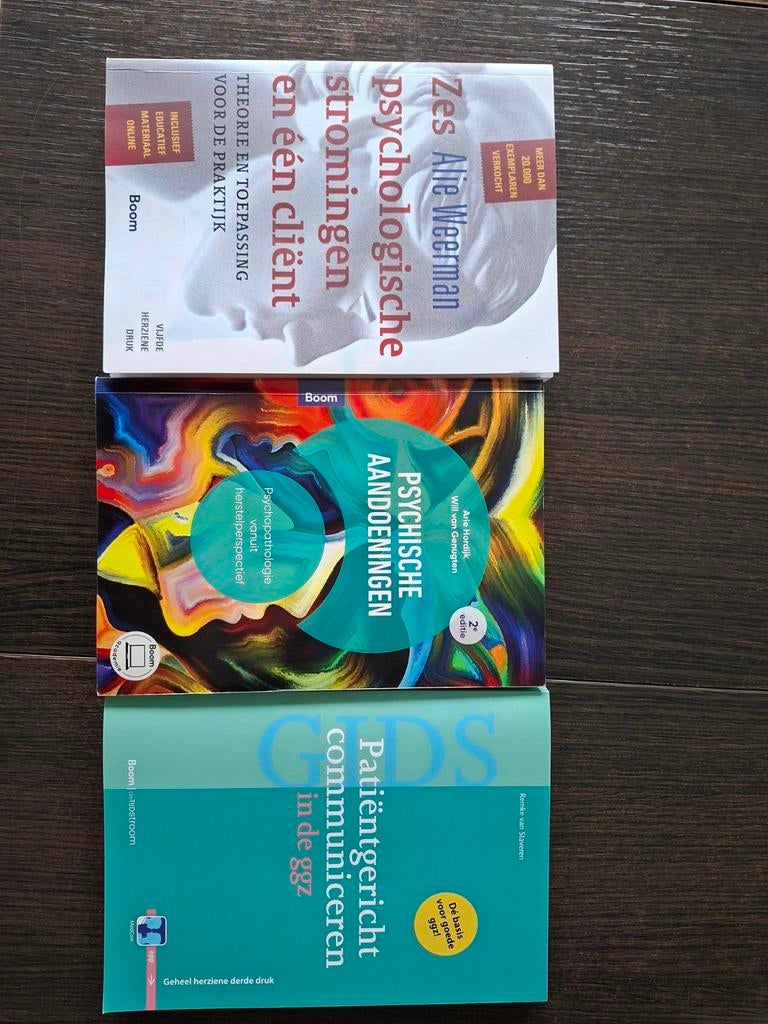 Verplichte boeken voor opleiding POH GGZ, bij HABEO+, Ophalen of Verzenden, Zo goed als nieuw, Overige niveaus, Overige vakken